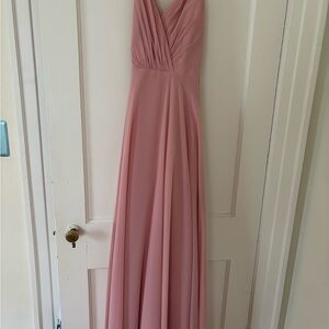 Celebrate David Bridal bridesmaid dress.